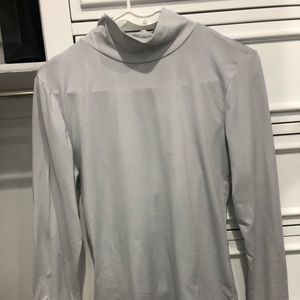 White/Gray Long Sleeved Shirt, Medium